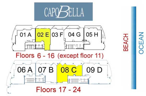 Keyplan 1 for Capobella