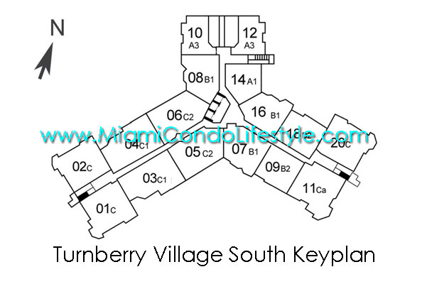 Keyplan 1 for Turnberry Village